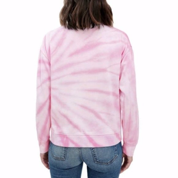 SPLENDID Women's Tie Dye Crewneck Pullover - Pink NWT - Picture 4 of 5